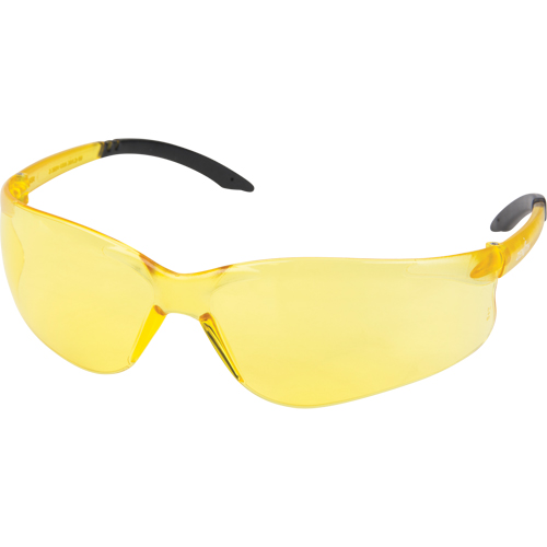 Z2400 Series Safety Glasses, Amber Lens, Anti-Scratch, ANSI Z87+/Meets/Exceeds CSA Z94.3 Par Equipment