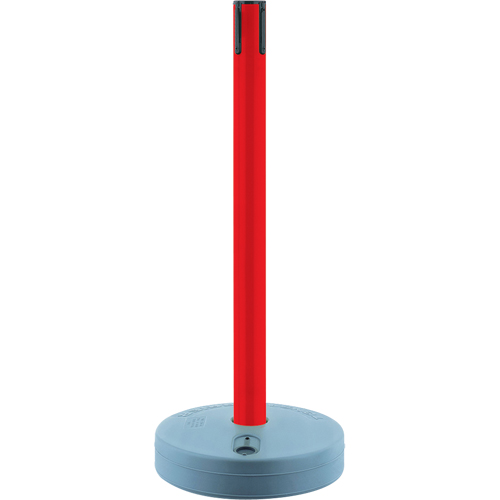 Outdoor TensaBarrier&reg; - Receiver Posts, 37" High, Red Par Equipment