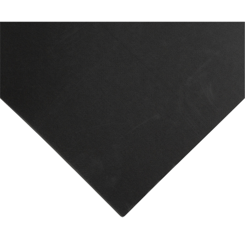 Electrically Conductive Mat No.785, 3' W x 5' L x 3/32" T, PVC, Smooth, Black Par Equipment