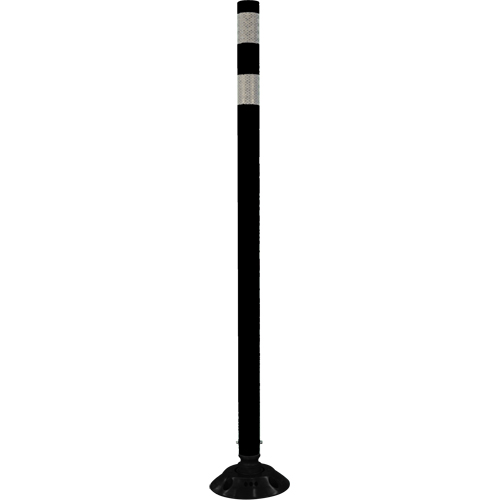 Impact Resistant Delineator, 48" H, Black Par Equipment
