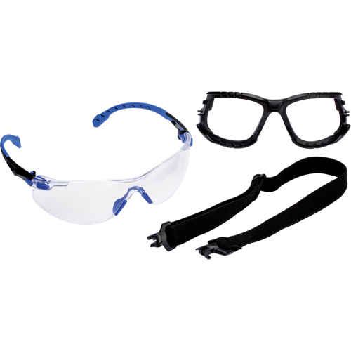 Solus Safety Glasses with Scotchgard Lens Kit, Clear Lens, Anti-Fog, Meets/Exceeds CSA Z94.3 Par Equipment