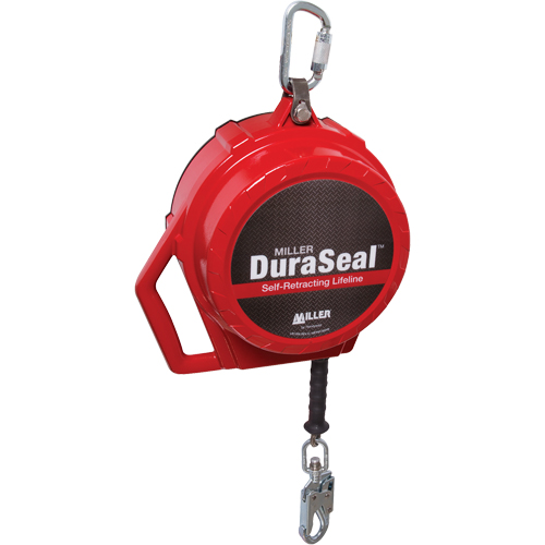 Cordage de s&eacute;curit&eacute; autor&eacute;tractable Miller DuraSeal, 50', Acier inoxydable, Pivotant Par Equipment