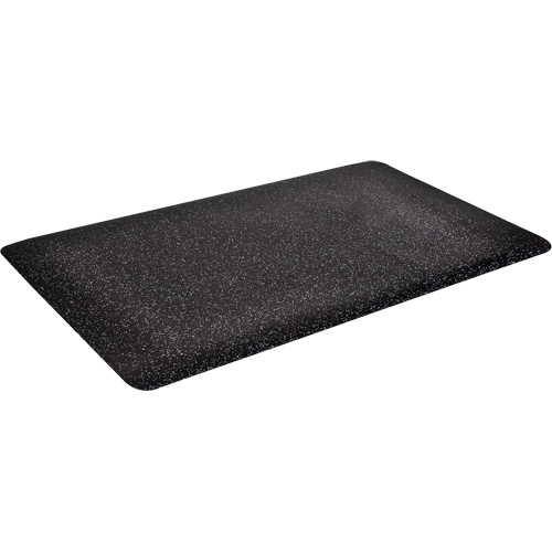 Tapis antimicrobiens WD Foodmaster, Lisse, 2' x 3' x 9/16", Noir, Mousse de vinyle Par Equipment