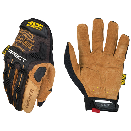 Gants M-Pact, Petit, Paume en Cuir fleur, Poignet Boucle et crochet Par Equipment