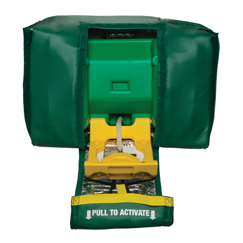 Tempered Portable Eyewash, Gravity-Fed, 9 gal. Capacity, Meets ANSI Z358.1 Par Equipment