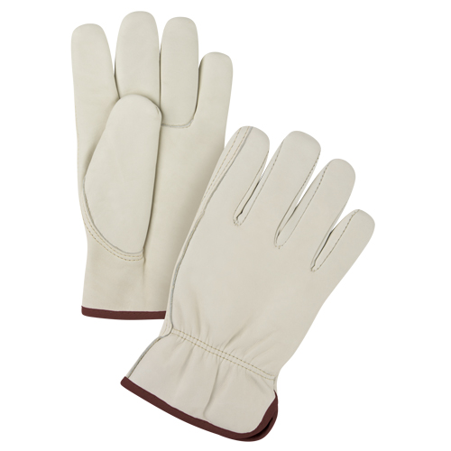 Gants de conducteur de premi&egrave;re qualit&eacute;, Grand, Paume en Cuir fleur de vache Par Equipment
