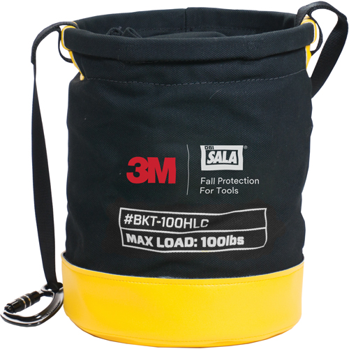 Tool Lifting Safe Bucket, Canvas, 12.5" Dia. x 15" H, 100 lbs. Load Rating Par Equipment