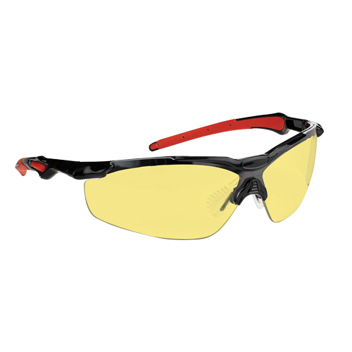 Lunettes de s&eacute;curit&eacute; s&eacute;rie Hawk Dynamic, Lentille Ambr&eacute;e, Antibu&eacute;e, ANSI Z87+/R&eacute;pond ou surpasse la norme CSA Z94.3 Par Equipment