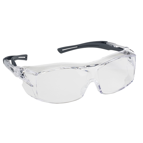 Lunettes de s&eacute;curit&eacute; s&eacute;rie Extra OTG Dynamic, Lentille Transparent, Antibu&eacute;e/Anti-&eacute;gratignures, ANSI Z87+/R&eacute;pond ou surpasse la norme CSA Z94.3 Par Equipment