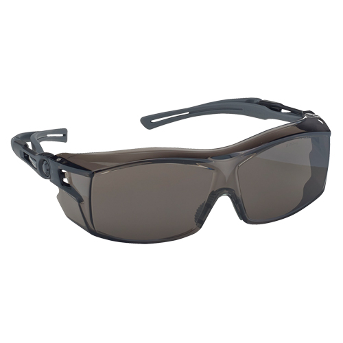 Dynamic OTG Extra Series Safety Glasses, Smoke Lens, Anti-Fog/Anti-Scratch, ANSI Z87+/Meets/Exceeds CSA Z94.3 Par Equipment