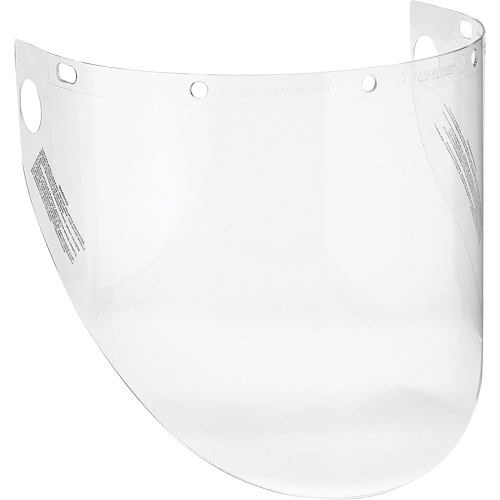 Dynamic Molded Faceshield Visor, PETG, Clear Tint Par Equipment