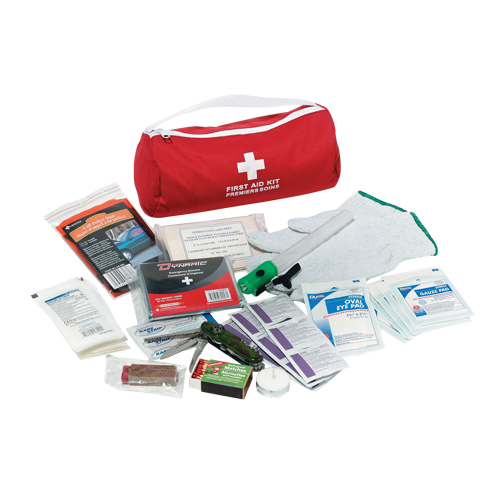 Trousse de premiers soins pour auto Dynamic, Dispositif m&eacute;dical Classe 1, Sac en nylon Par Equipment