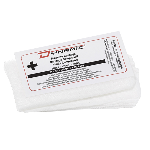 Dynamic Compress Bandage, 6" L x 6" W Par Equipment