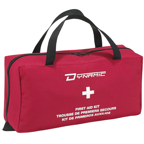 Trousse de premiers soins de luxe pour la maison Dynamic, Dispositif m&eacute;dical Classe 1, Sac en nylon Par Equipment