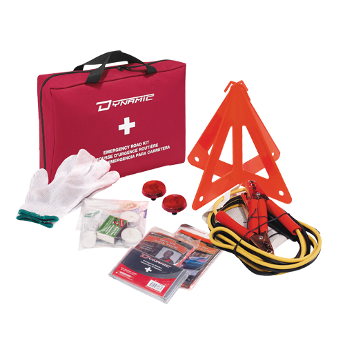 Trousse de premiers soins pour dangers extr&ecirc;mes de la route Dynamic, Dispositif m&eacute;dical Classe 1, Sac en nylon Par Equipment