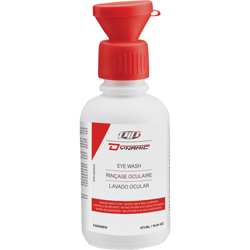 Bouteille pour douche oculaire Dynamic, Bouteille Vide, 16 oz Par Equipment
