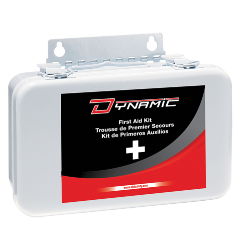 Trousse de premiers soins pour auto Dynamic, Dispositif m&eacute;dical Classe 1, Boîte en m&eacute;tal Par Equipment