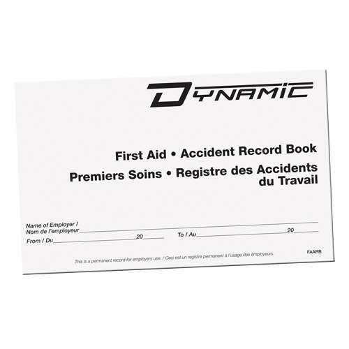 Dynamic Accident Record Book Par Equipment