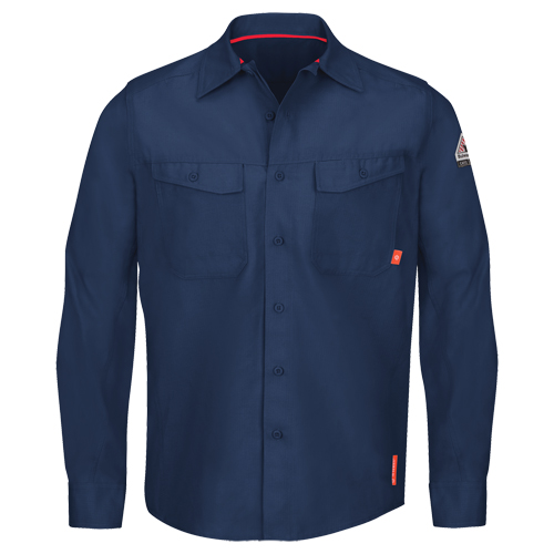 Chemises de travail IQ Endurance pour hommes, Petit, Bleu marin Par Equipment
