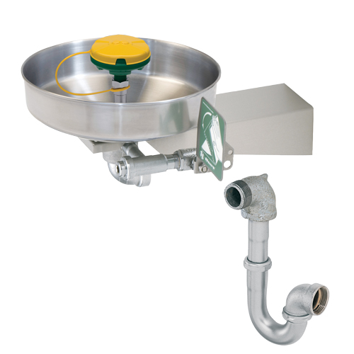Axion&reg; Eye/Face Wash Station, Wall-Mount Installation, Stainless Steel Bowl Par Equipment
