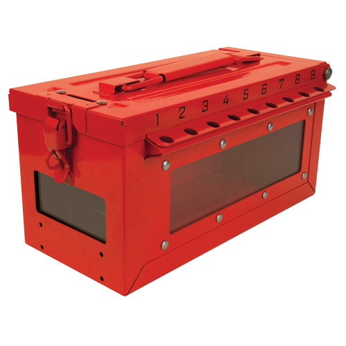 Small Group Lock Box, Red Par Equipment