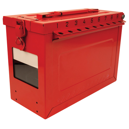 Large Group Lock Box, Red Par Equipment