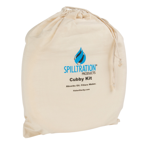 SpillBoa Cubby Kit, Oil Only, 25' L x 5" W, 7 gal. Absorbancy Par Equipment