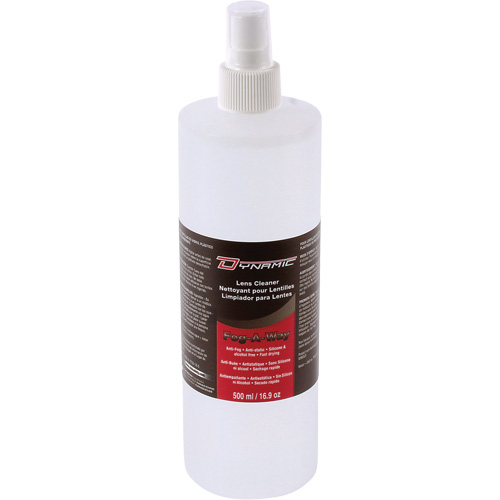 Dynamic Lens Cleaning and Anti Fog Solution, 500 ml Par Equipment