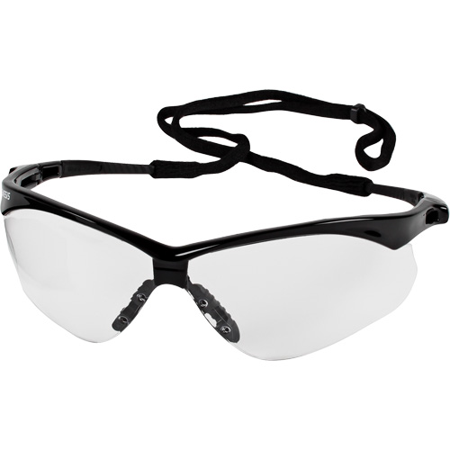 KleenGuard Nemesis Safety Glasses, Clear Lens, Anti-Scratch, ANSI Z87+/Meets/Exceeds CSA Z94.3 Par Equipment