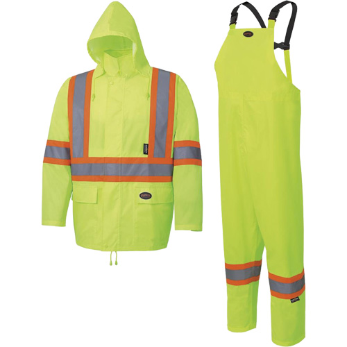 5619 Habit de pluie Oxford 150D, Polyester, 2T-Grand, Jaune lime Par Equipment