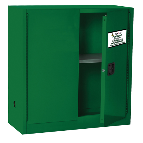 Armoire de rangement pour pesticides, 30 gal., 44" h x 43" l x 18" p Par Equipment