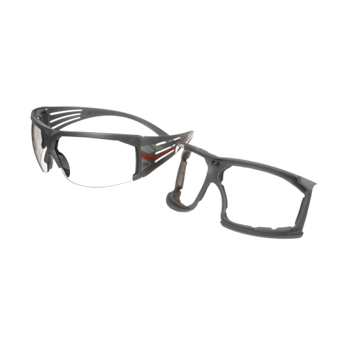 SecureFit 600 Series Safety Glasses with Gasket, Grey/Indoor/Outdoor Lens, Anti-Fog, ANSI Z87+/Meets/Exceeds CSA Z94.3 Par Equipment