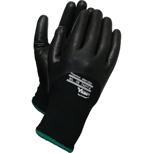 Gants thermiques Nitri-Dex Viking, 8/Moyen, R&ecirc;vetement Nitrile, Calibre 15, Enveloppe en Nylon Par Equipment