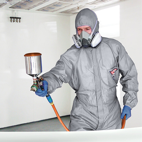 ProPlus Gard Protective Coveralls, Nylon, 2X-Large, Grey Par Equipment