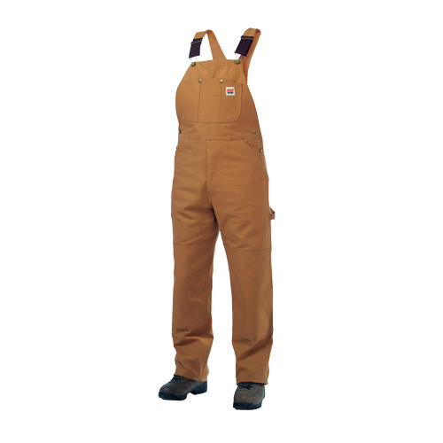 Salopettes en canevas de coton non doubl&eacute;e, Hommes, Grand, Brun Par Equipment