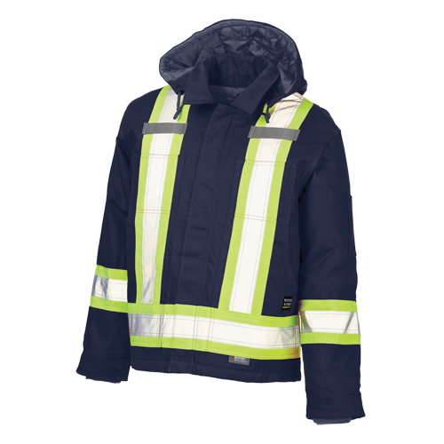 Safety Jacket, Navy Blue, Large Par Equipment