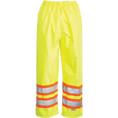 Pantalons avec taille &eacute;lastique Open Road, Polyester, Petit, Jaune lime haute visibilit&eacute; Par Equipment
