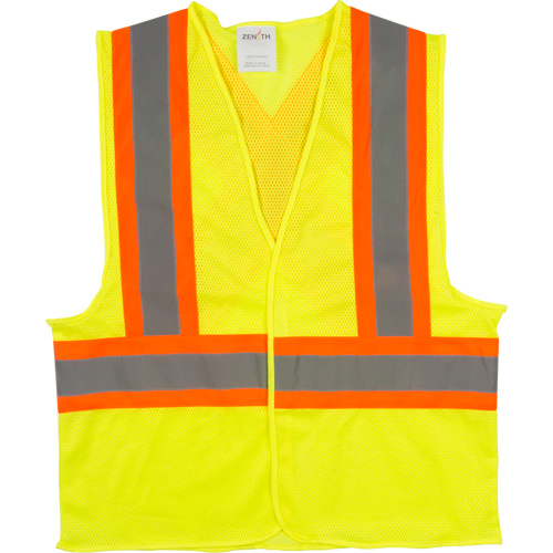 Veste de s&eacute;curit&eacute; pour la circulation, Jaune lime haute visibilit&eacute;, Moyen, Polyester Par Equipment