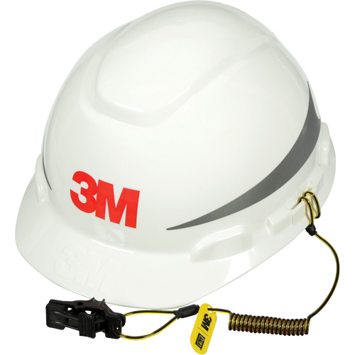 Hard Hat Tether, Coil, Clip/Loop Par Equipment