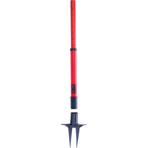 PLUS Barrier Post, 42" High, Red Par Equipment