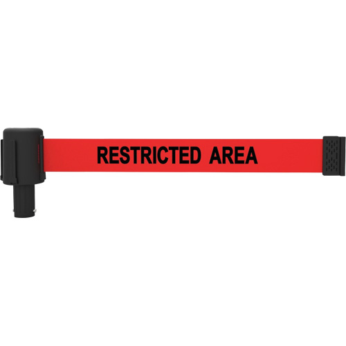 PLUS Banner Cassette, Restricted Area, 15', Red Tape Par Equipment