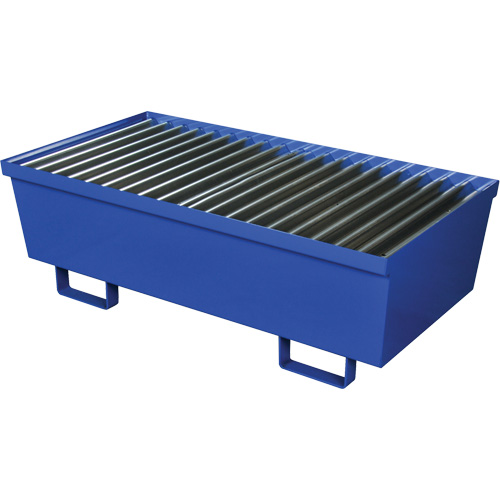 Steel Spill Containment Pallet, 74 US gal. Spill Capacity, 27" x 51.25" x 13" Par Equipment