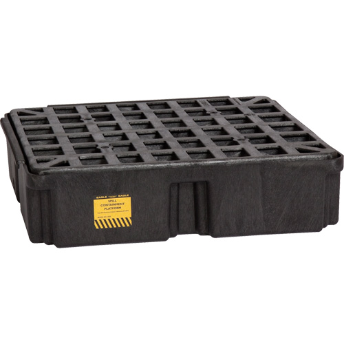 Modular Spill Platform, 15 US gal. Spill Capacity, 26" x 26.25" x 6.5" Par Equipment