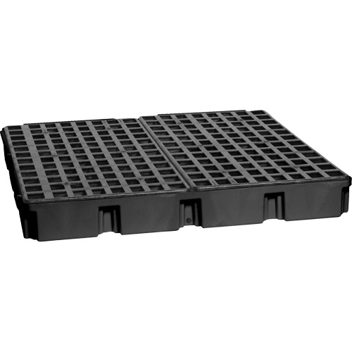 Plateforme de d&eacute;versement modulaire, Capacit&eacute; de d&eacute;versement 60,5 gal. US, 51,5'' x 51,5'' x 6,5" Par Equipment