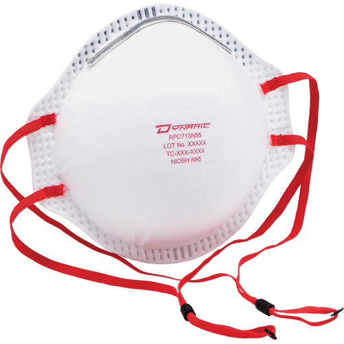 Dynamic Particulate Respirator, N95, NIOSH Certified, One Size Par Equipment