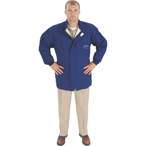 Veste de protection contre l'arc &eacute;lectrique, Moyen, Bleu, 40 cal/cm² Par Equipment