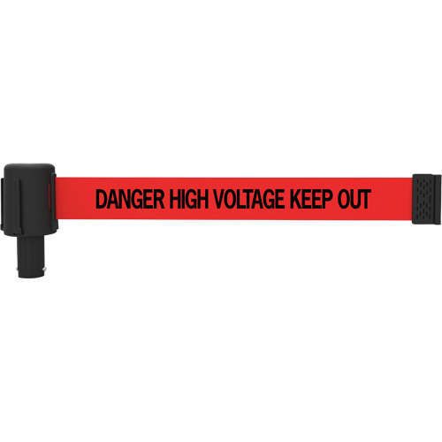 PLUS Banner Cassettes, Danger High Voltage Keep Out, 15', Red Tape Par Equipment