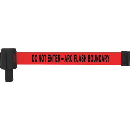 Cassettes de banni&egrave;re PLUS, Do Not Enter - Arc Flash Boundary, 15', Ruban Rouge Par Equipment