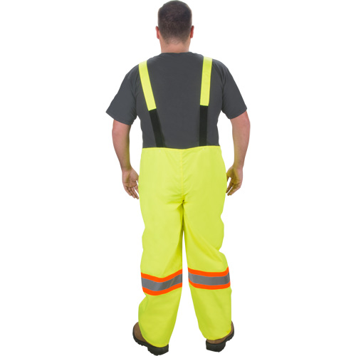 RZ1000 Rain Bib Pants, Polyester, Medium, High Visibility Lime-Yellow Par Equipment