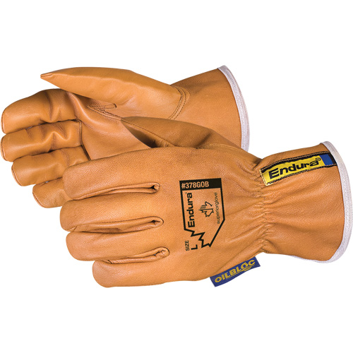 Gants de conducteur Oilbloc Endura, T-Grand, Paume en Cuir fleur de ch&egrave;vre Par Equipment